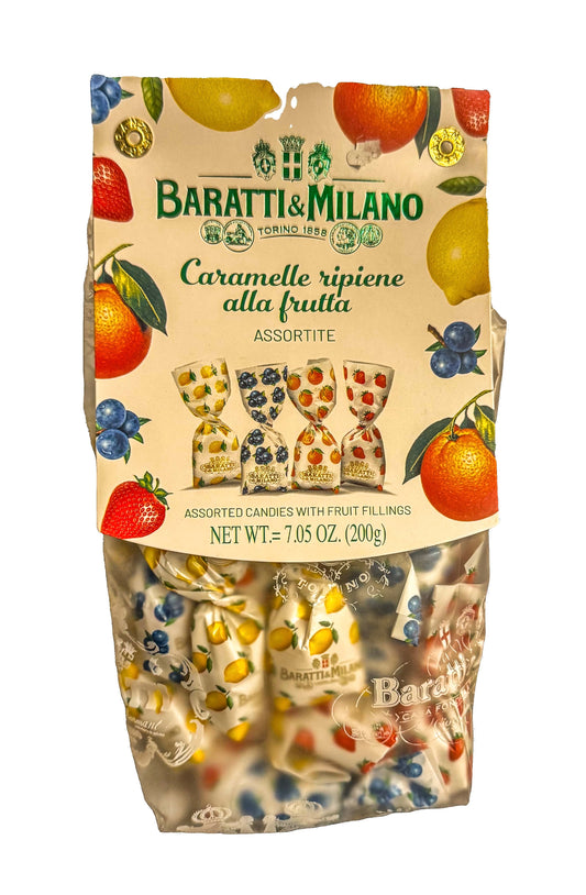 Baratti & Milano Caramelle Ripiene Alla Frutta – Assorted Fruit Jellies 200 g 3