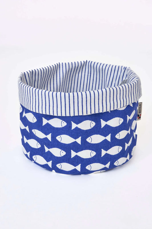 Batela Cotton Bread Basket – Fish Motif#1
