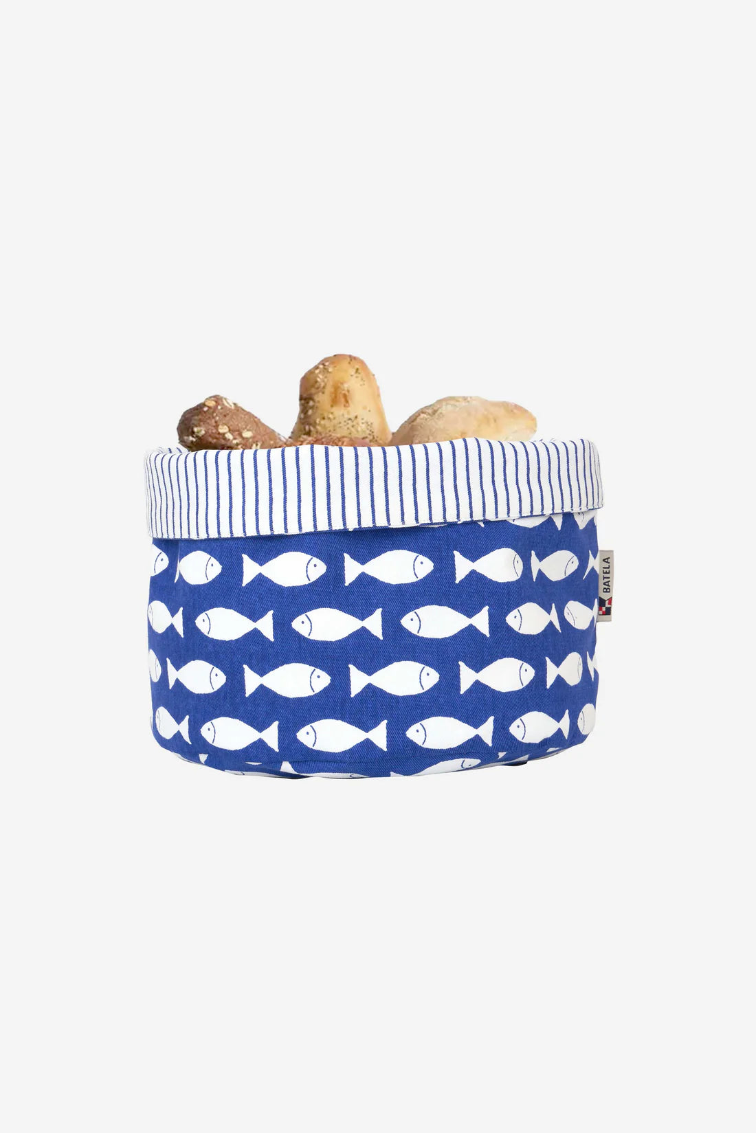 Batela Cotton Bread Basket – Fish Motif#2