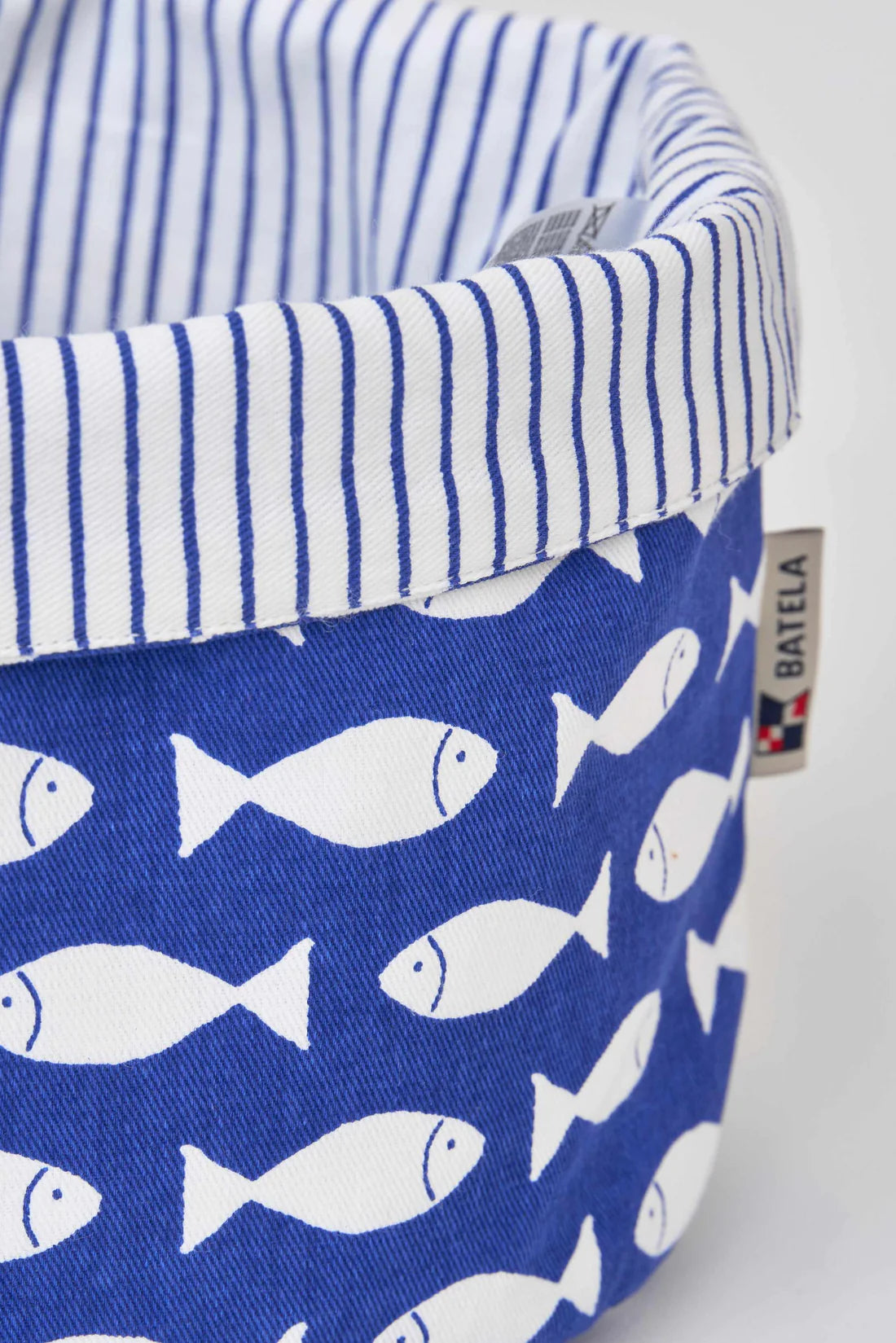 Batela Cotton Bread Basket – Fish Motif#3