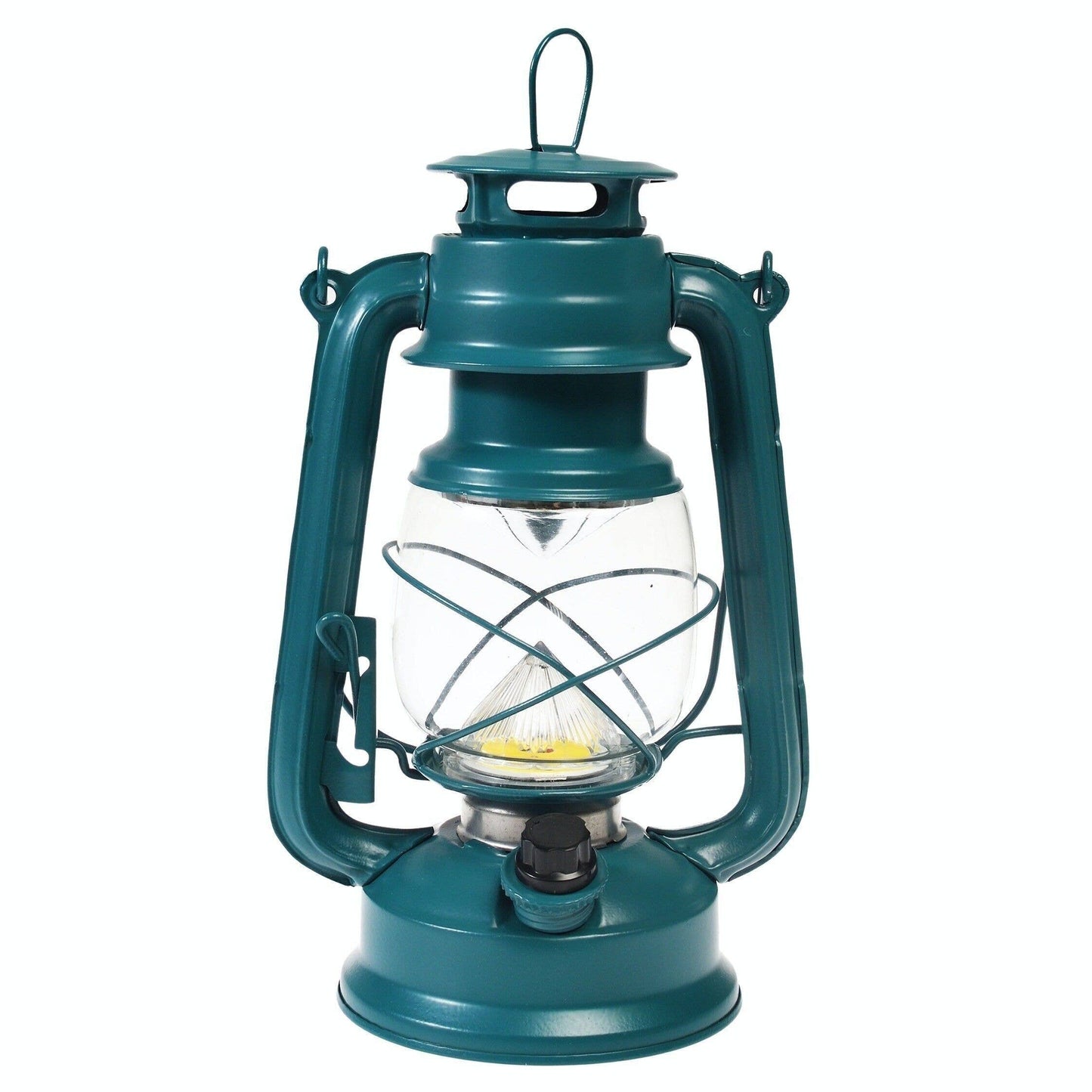 Blue Led Hurricane Lantern 2