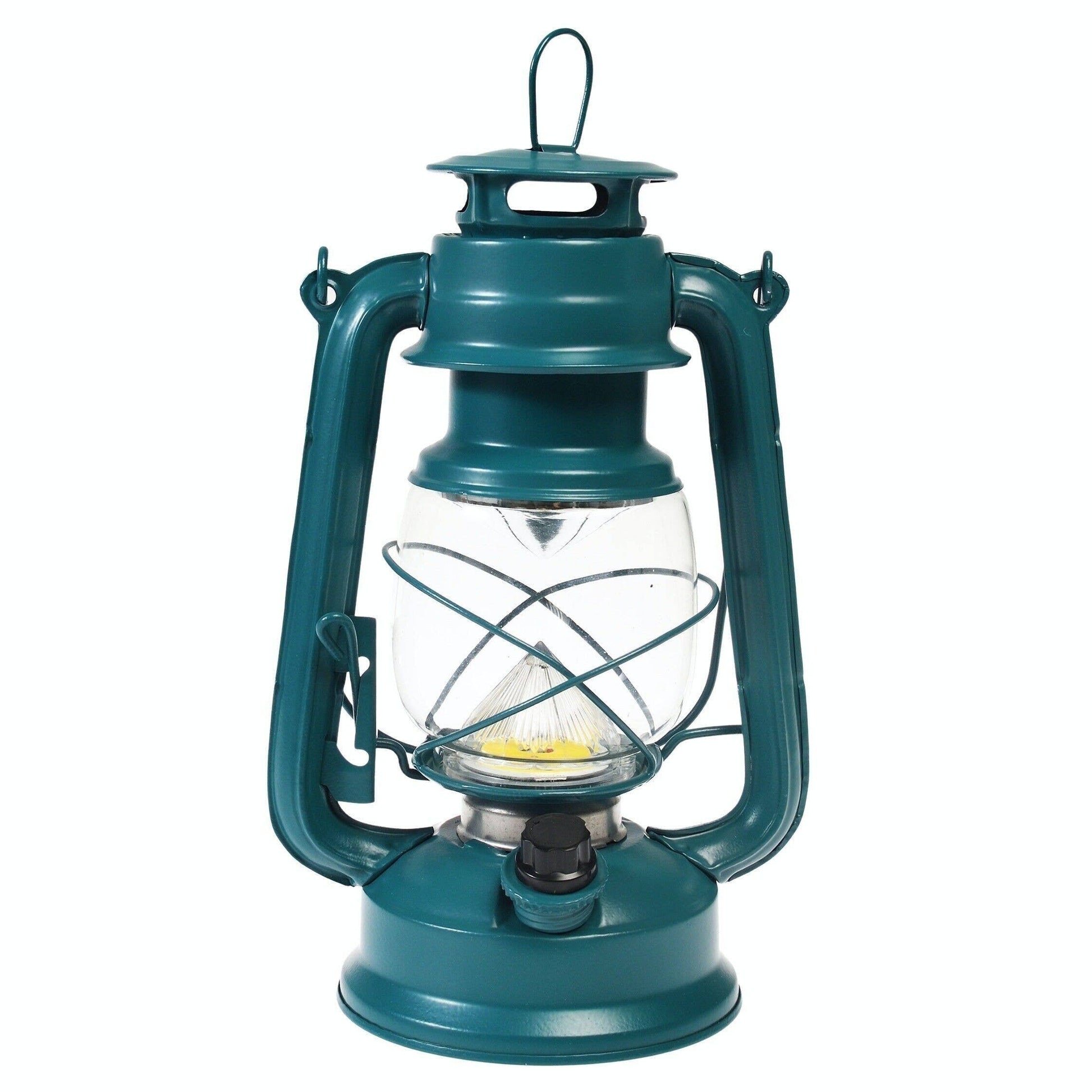 Blue Led Hurricane Lantern 2