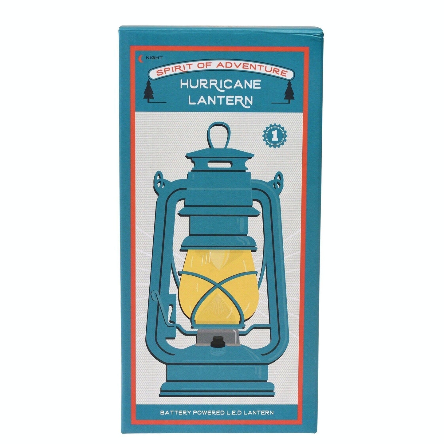 Blue Led Hurricane Lantern box 2