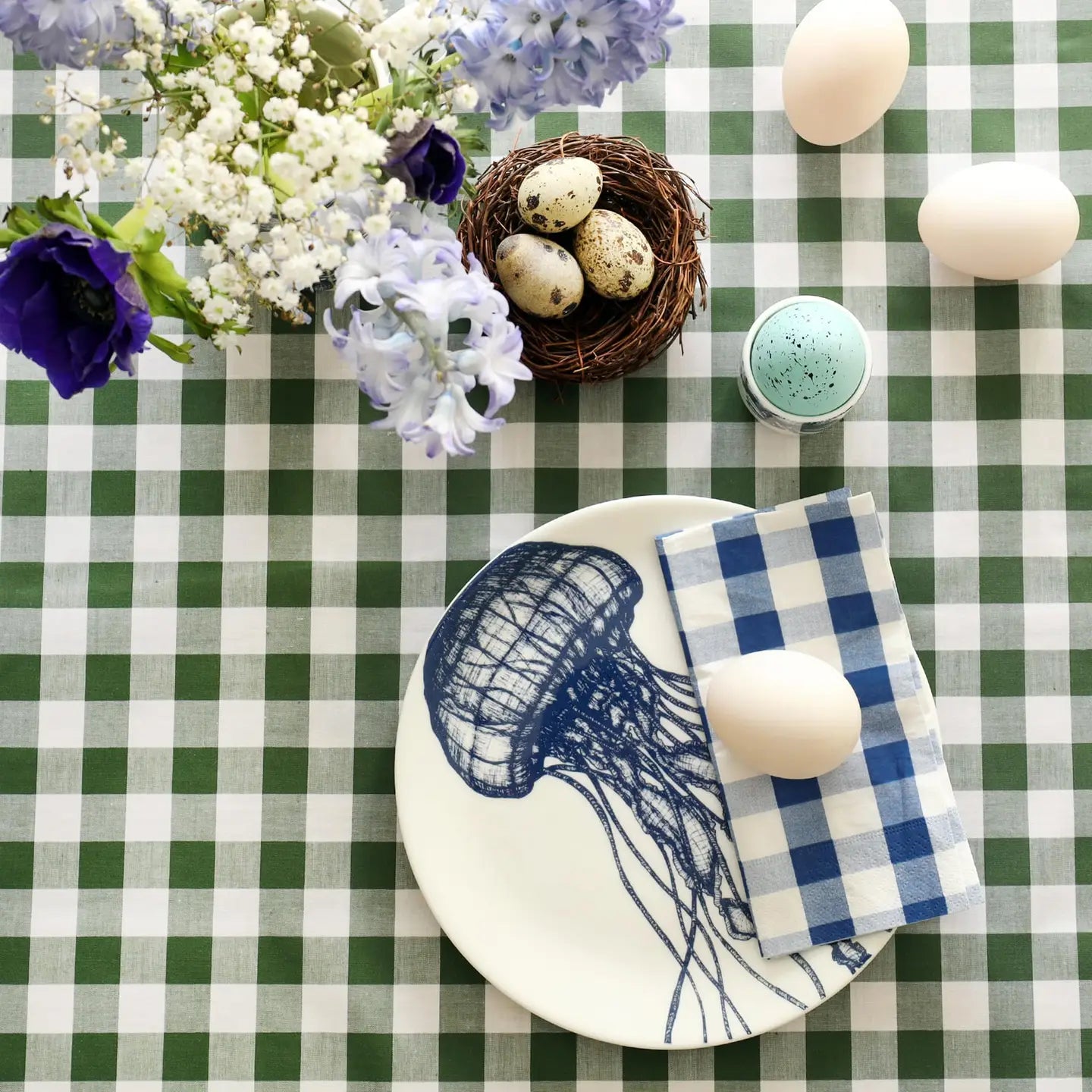 Bone China Jellyfish Dinner Plate -3