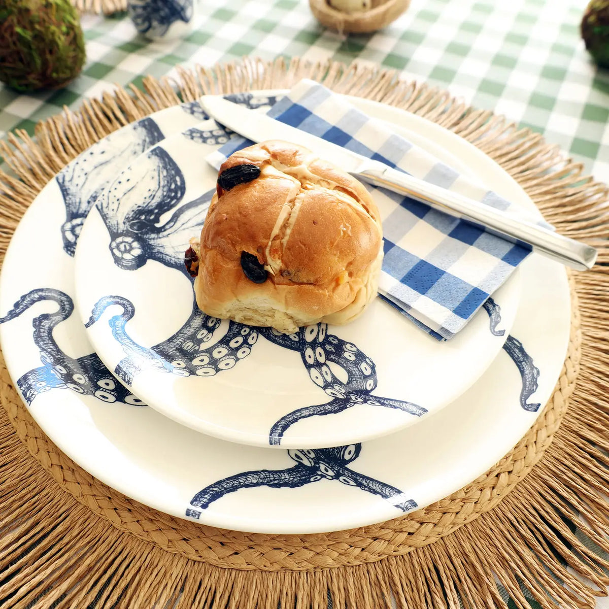 Bone China Octopus Side Plate -3
