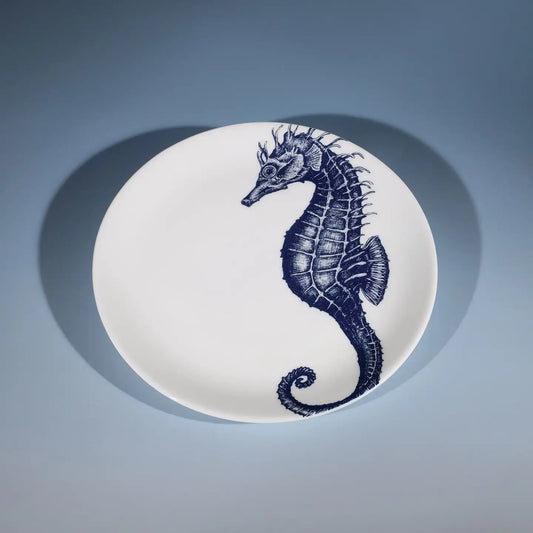 Bone China Seahorse Side Plate -1