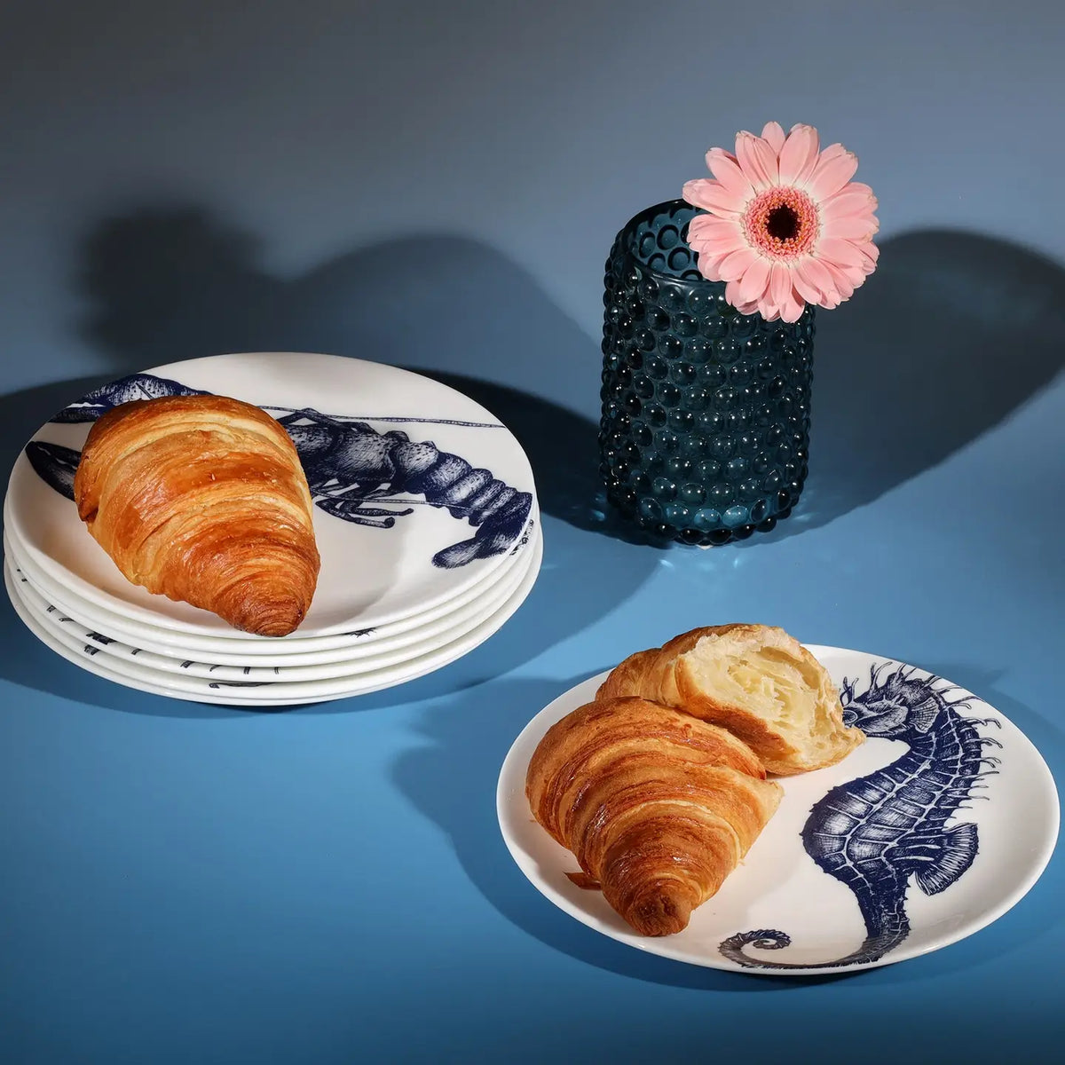 Bone China Seahorse Side Plate -2 