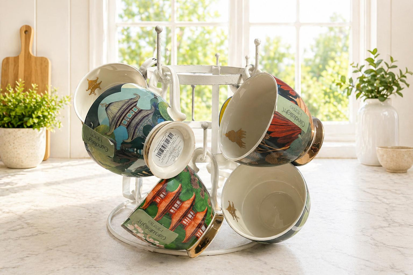 Candlelight Silk Road Mugs