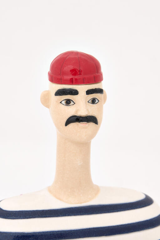 Ceramic Nautical Vase – Male Figure 1