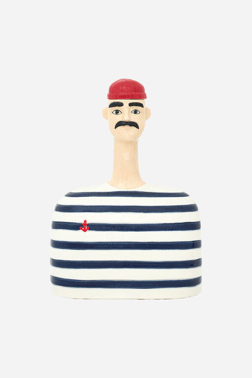 Ceramic Nautical Vase – Male Figure 3