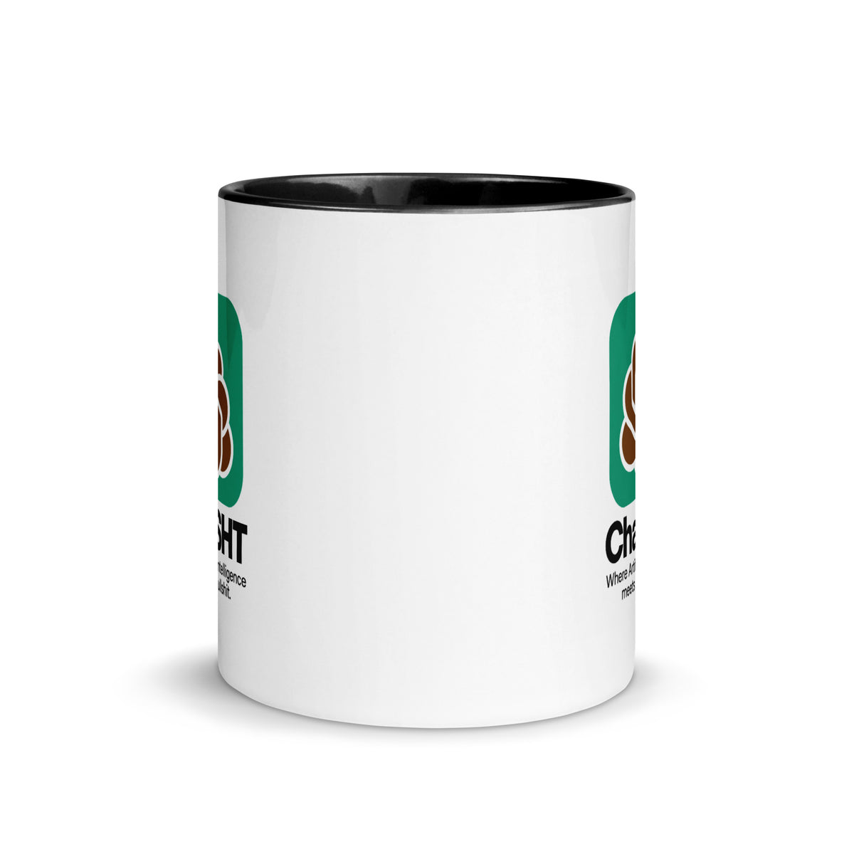 ChatSHT Funny AI Mug – Black Handle & Inside Ceramic Mug 3