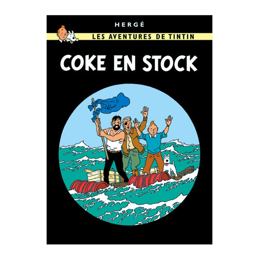 Tintin Book Cover Posters Coke en Stock Poster