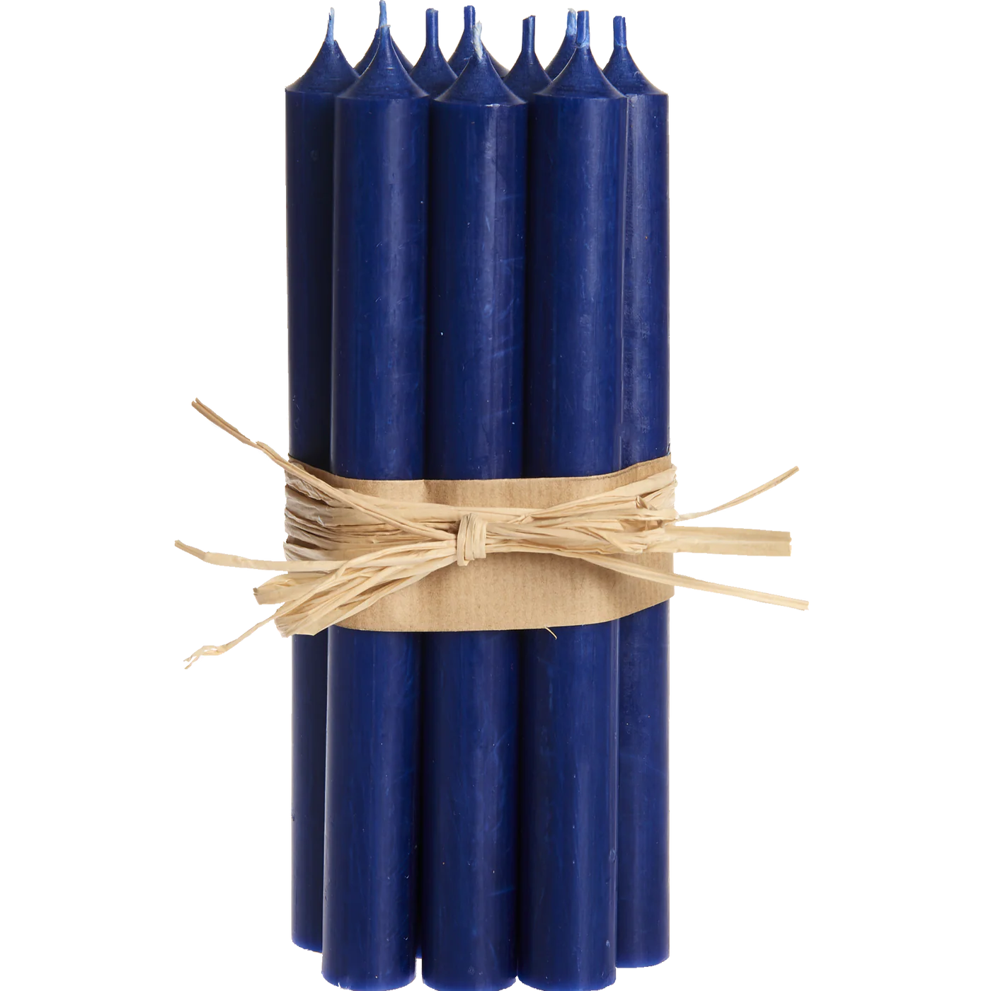 Dark Blue Tall Dinner Candle 10" Tall 2
