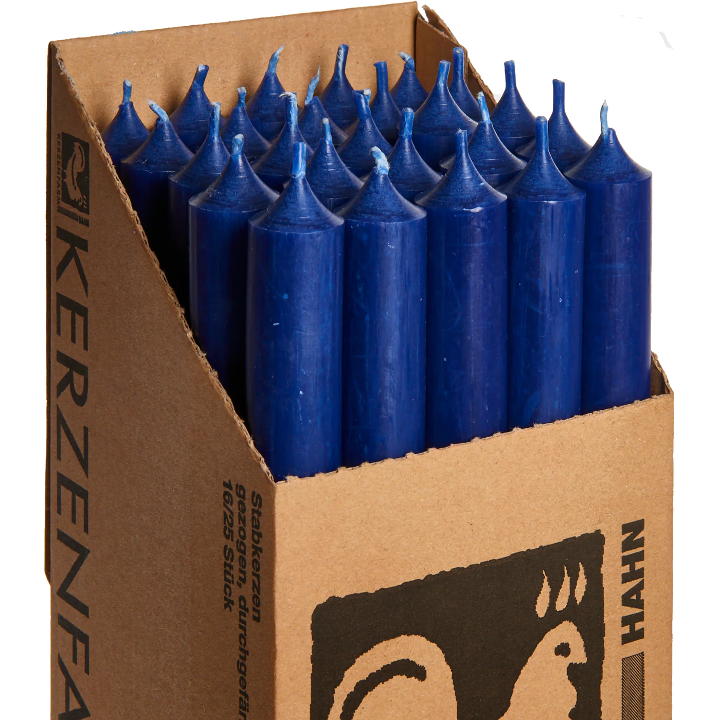 Dark Blue Tall Dinner Candle 10" Tall 3