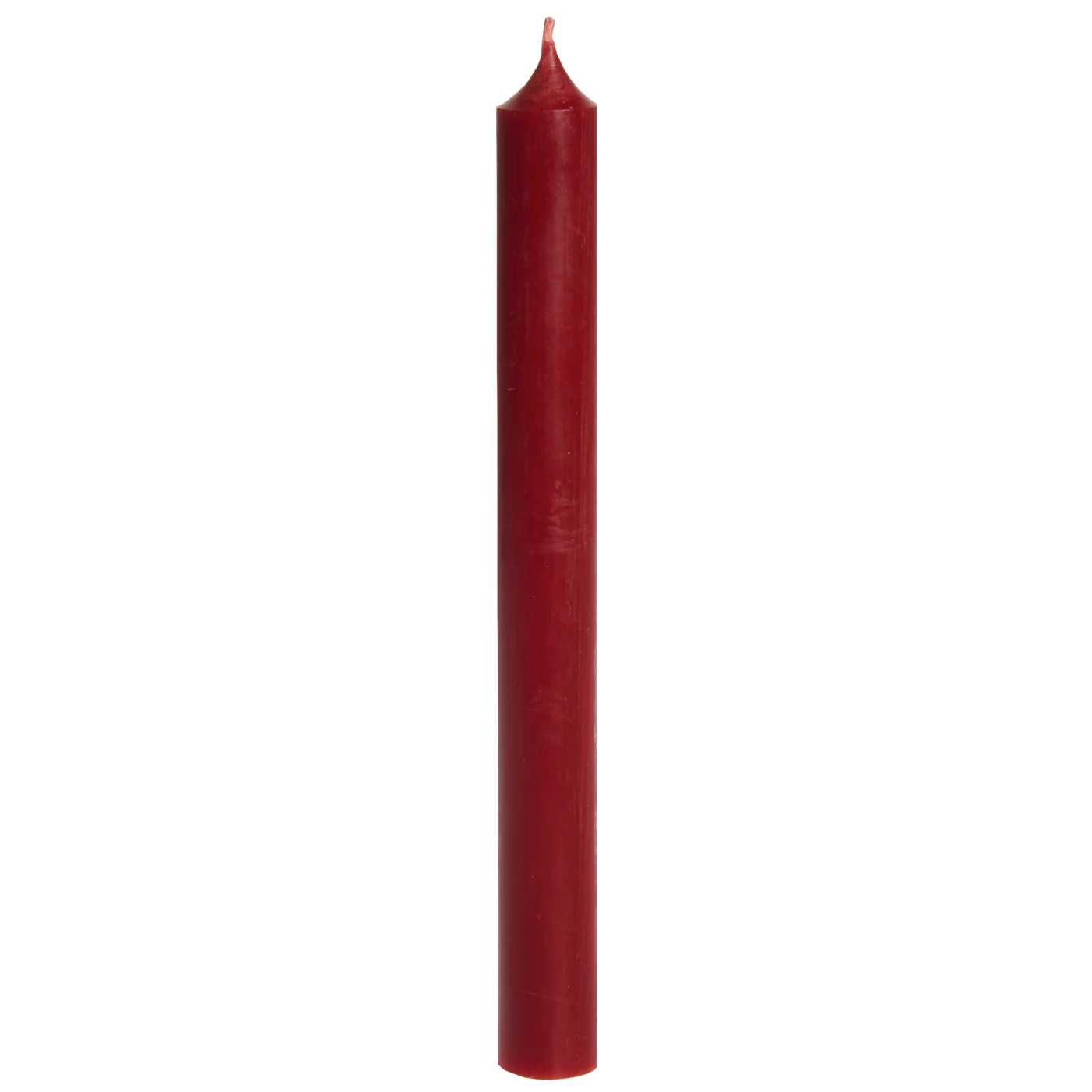 Dark Red Tall Dinner Candle 10" Tall 1