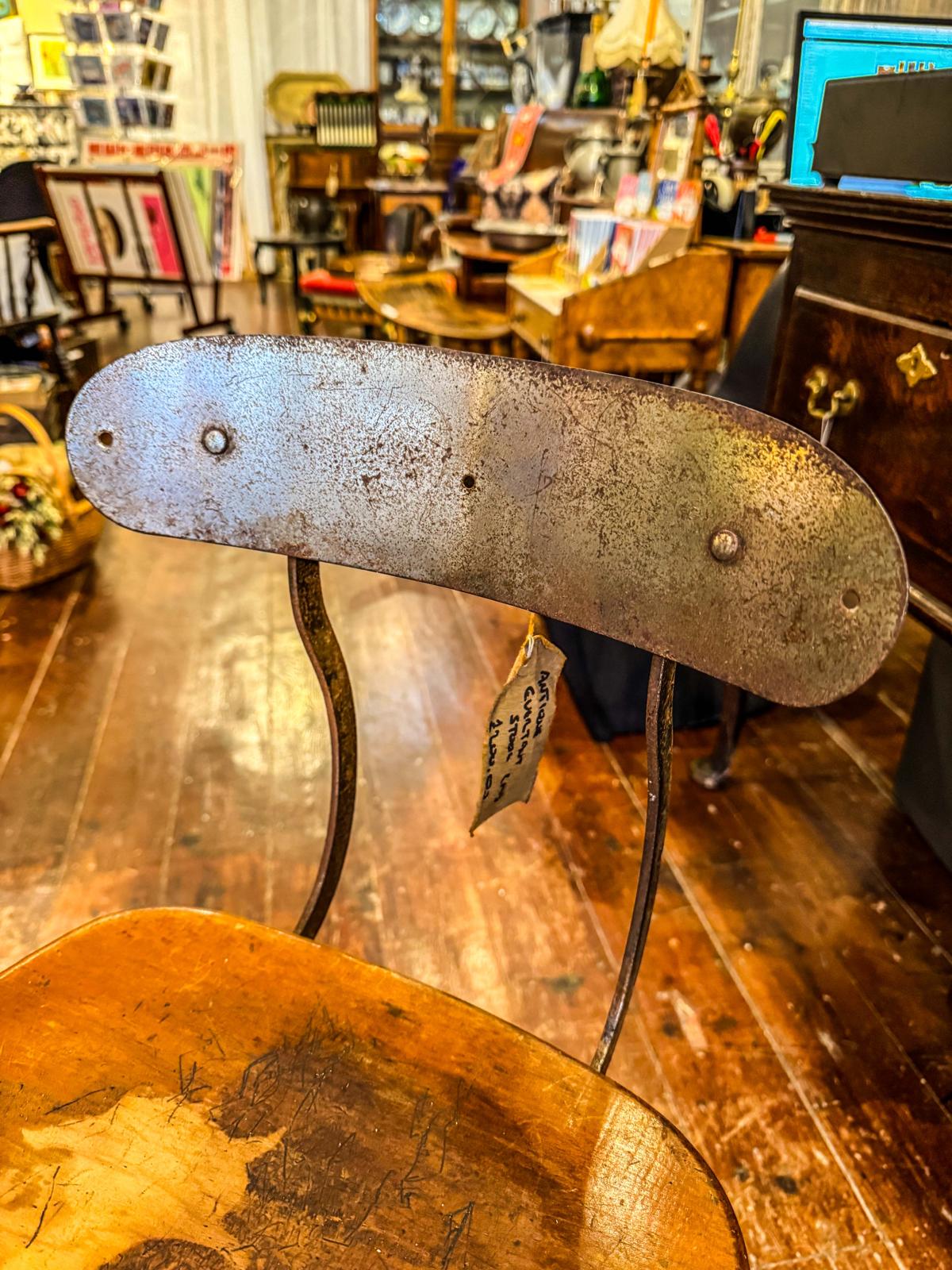 Early 20th Century Evertaut Industrial Workshop Chair 4