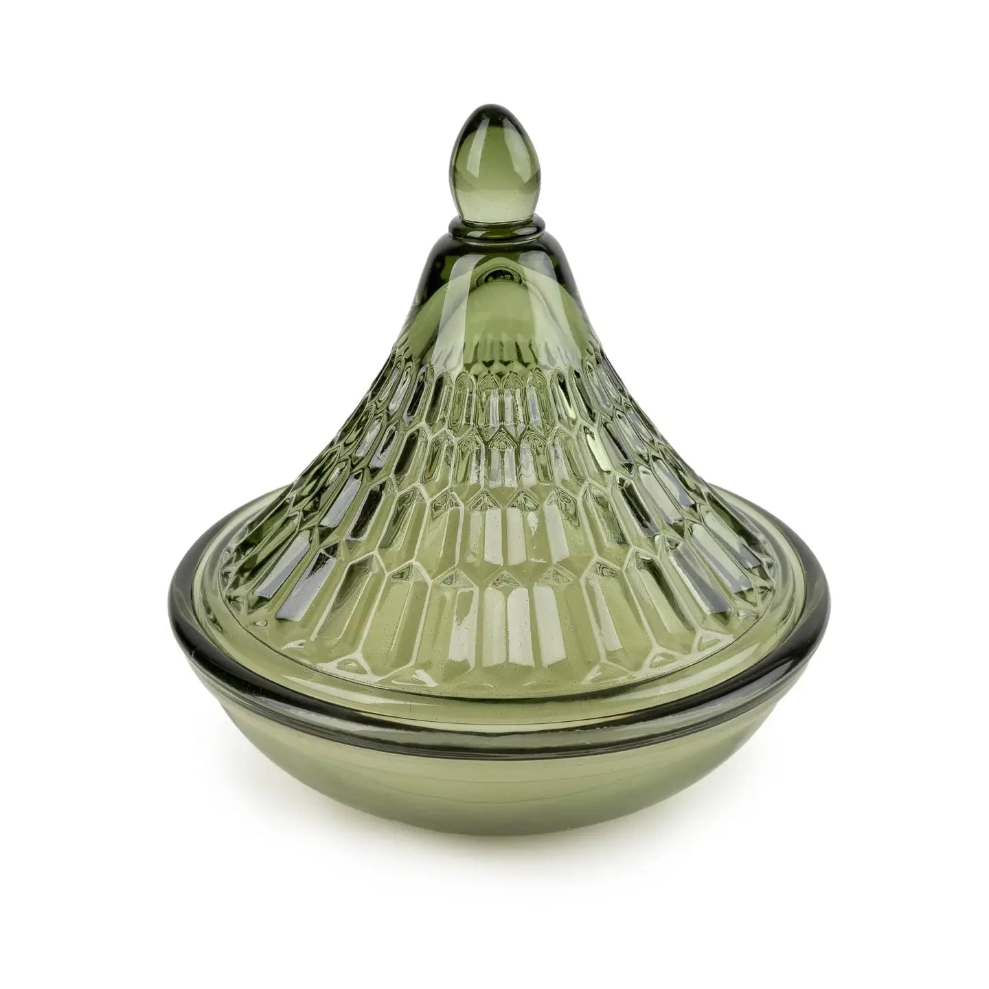 Embossed Tagine Glass Candle- Bukhara- Silk Road Collection