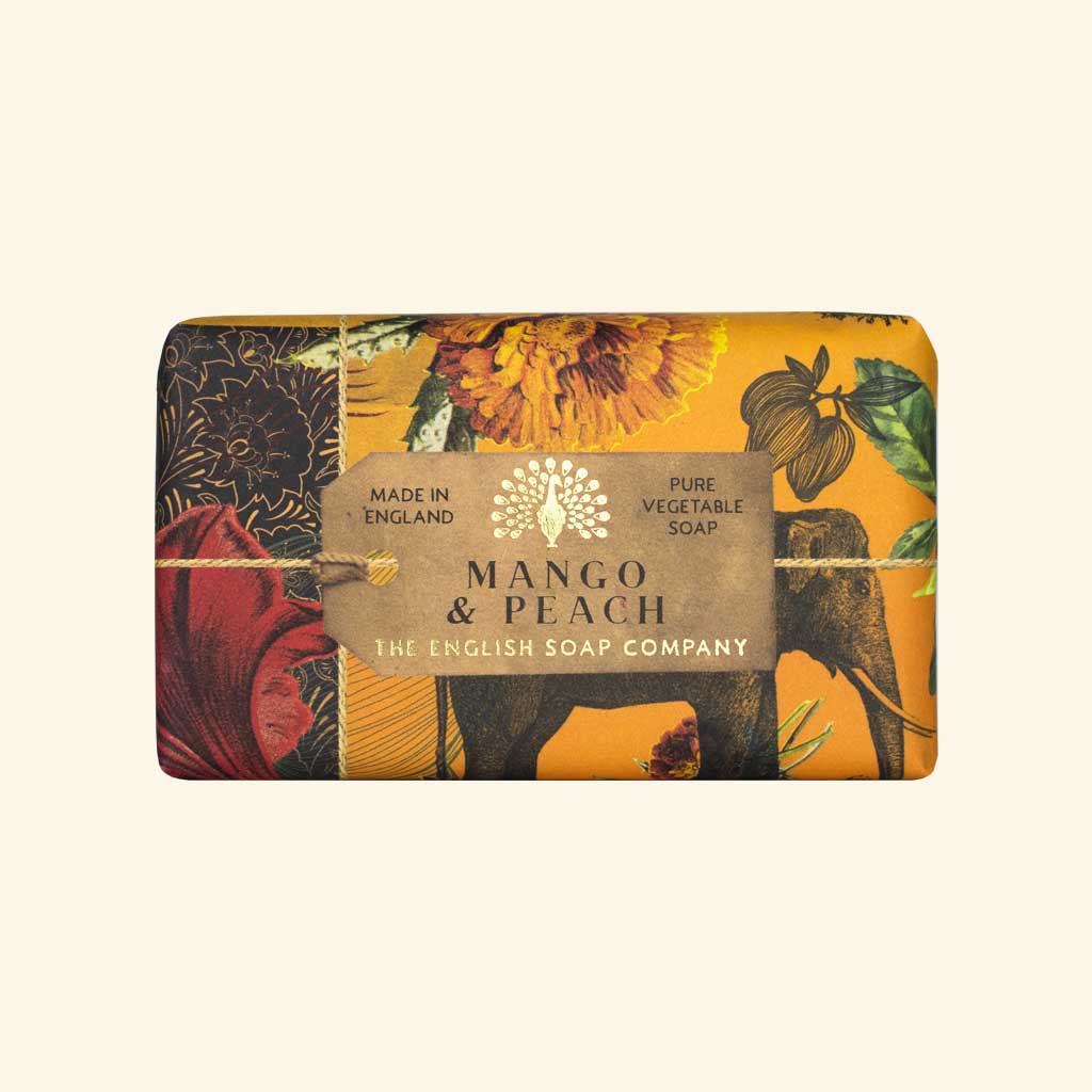 English Soap Company – Anniversary Mango & Peach Soap (190g)