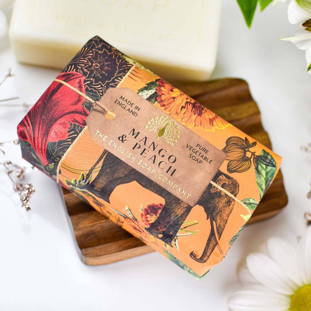 English Soap Company – Anniversary Mango & Peach Soap (190g) 2