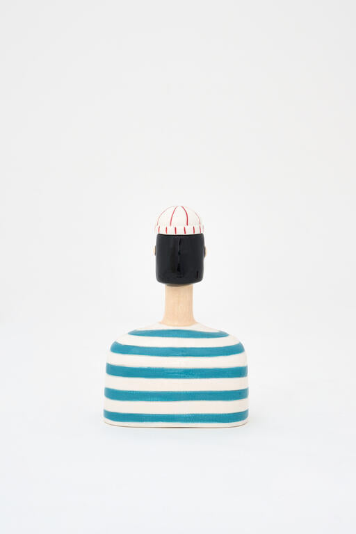 Female Figure Ceramic Nautical Vase 9