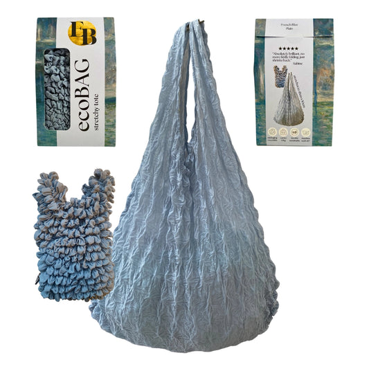 French Blue - Sustainable Foldable Shopping Bag