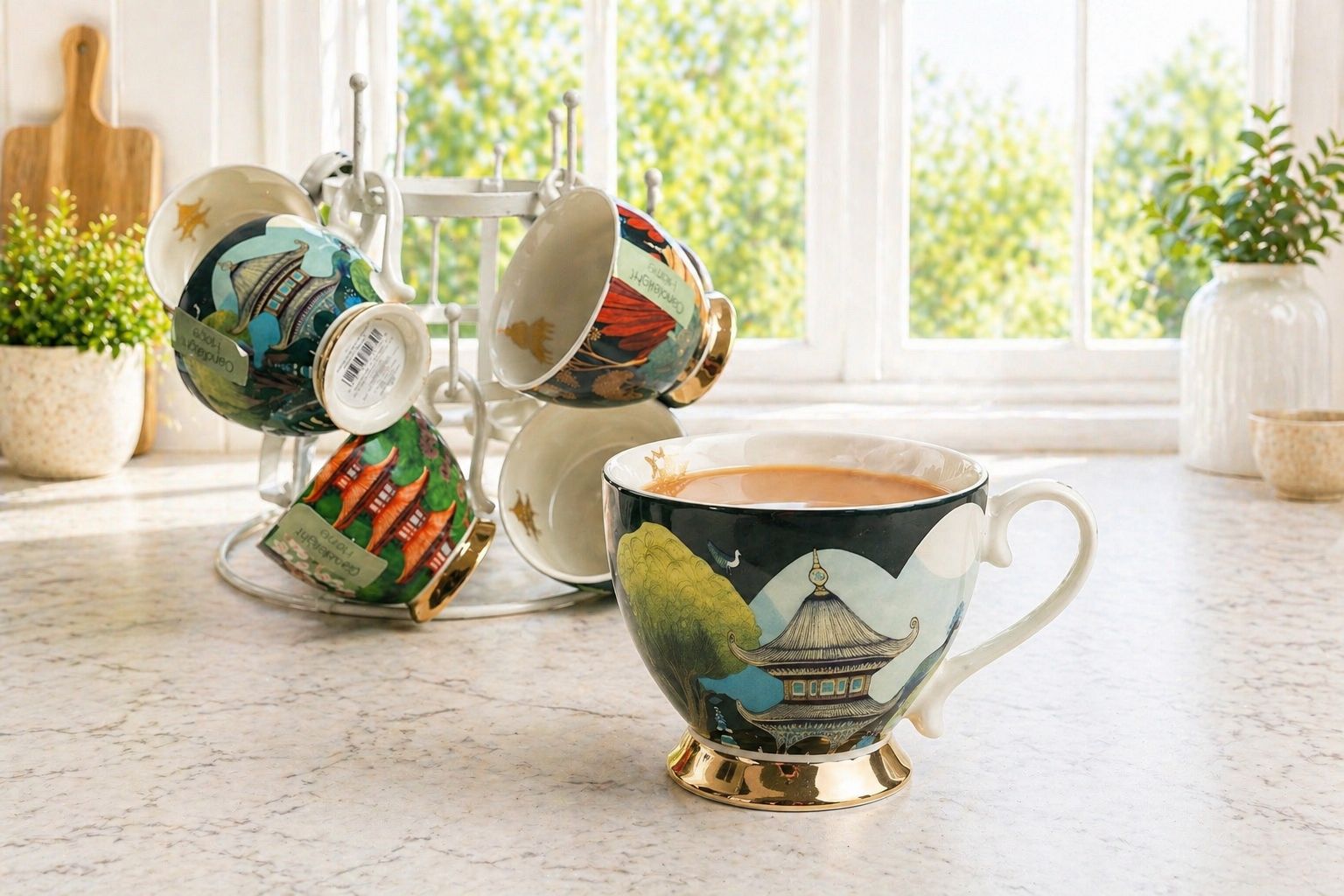 Gold Footed Mug – Bukhara in situ