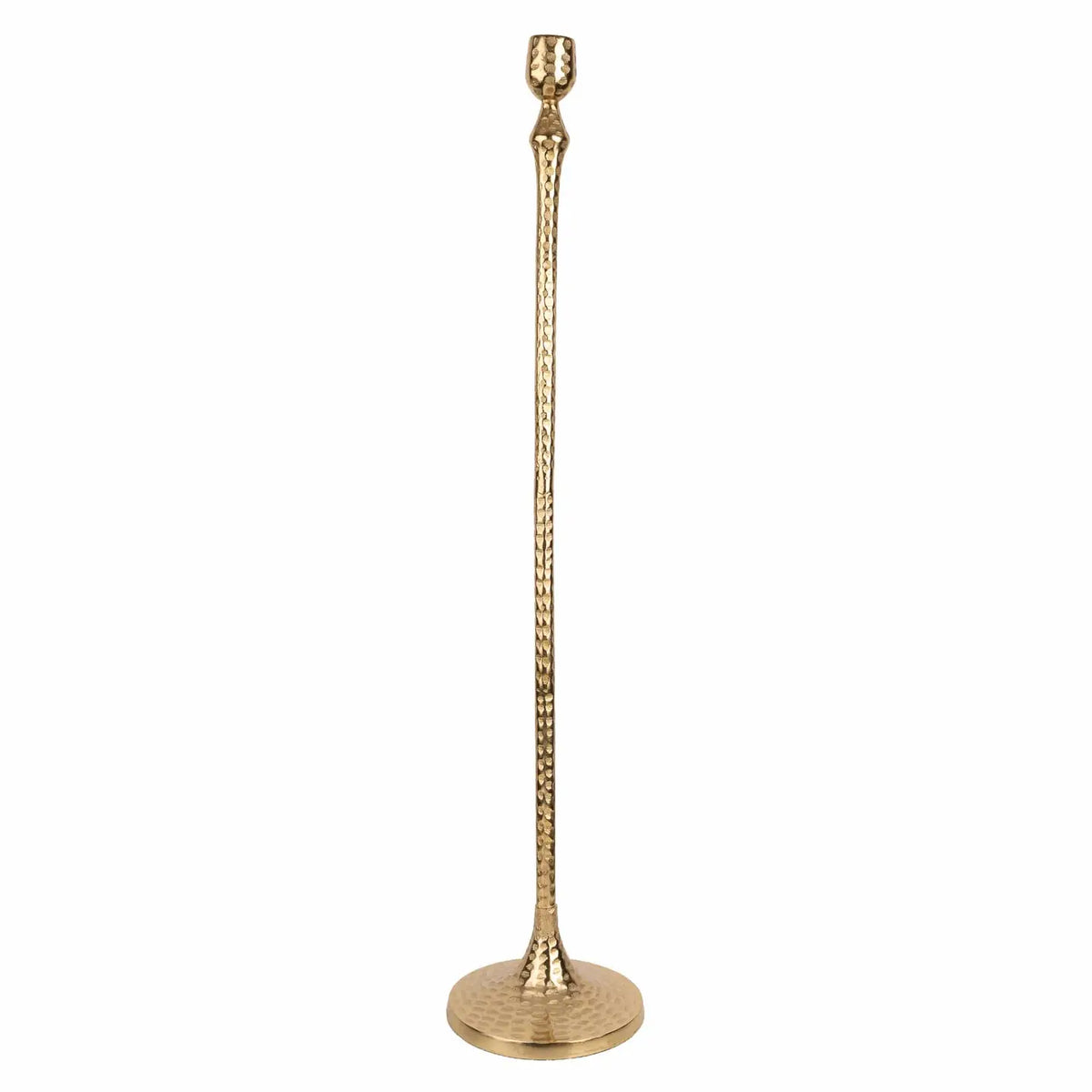 Gold Metal Taper Candleholder, 80cm | Autumn & Christmas Table Decor