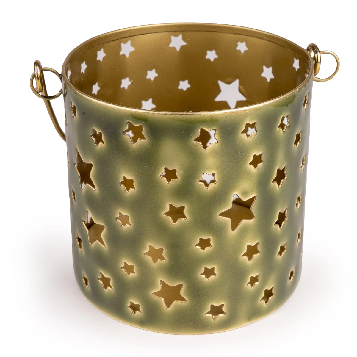 Green Star Lantern – Festive Candle Holder for Autumn & Christmas Gifting 2