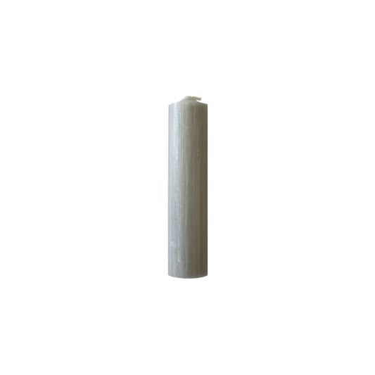 Grey Short 4"/10cm Dinner Candles 1