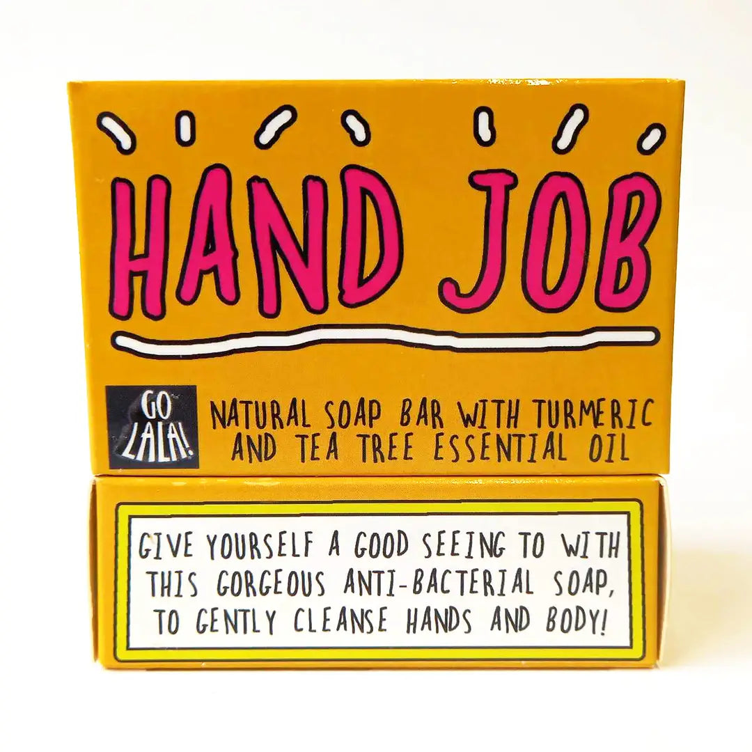 "Hand Job" Soap Tea Tree & Turmeric Funny Gift 1