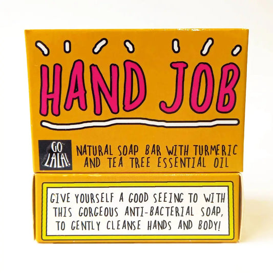 "Hand Job" Soap Tea Tree & Turmeric Funny Gift 1