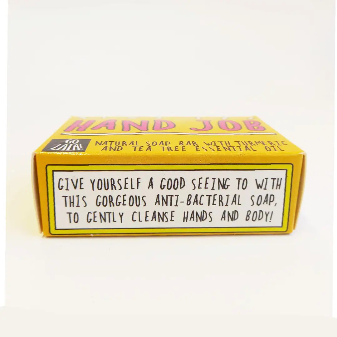 "Hand Job" Soap Tea Tree & Turmeric Funny Gift 2