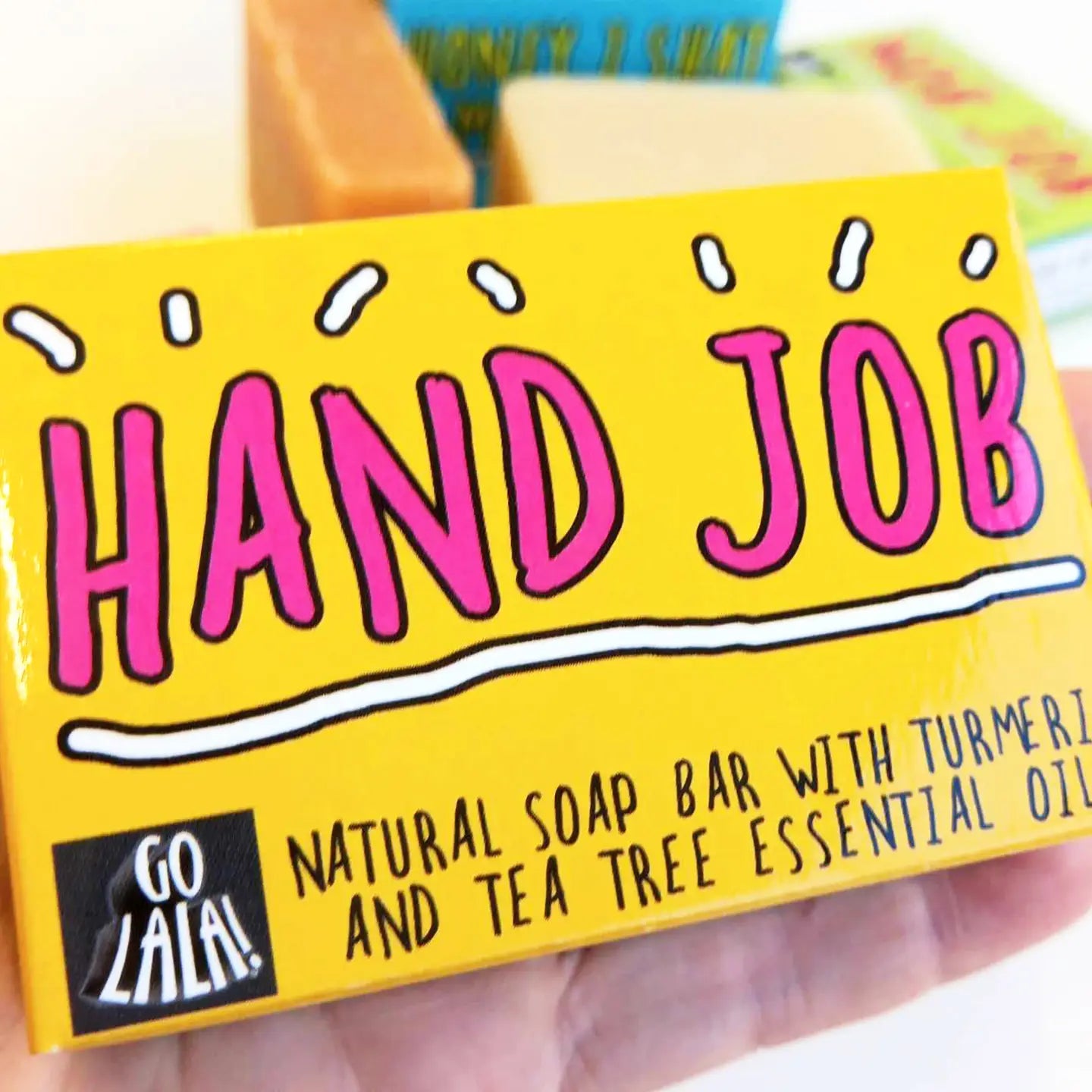"Hand Job" Soap Tea Tree & Turmeric Funny Gift 3