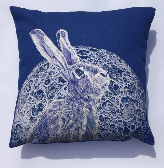 Hare and the Moon 2 Cushion 46 cm x 46 cm  front