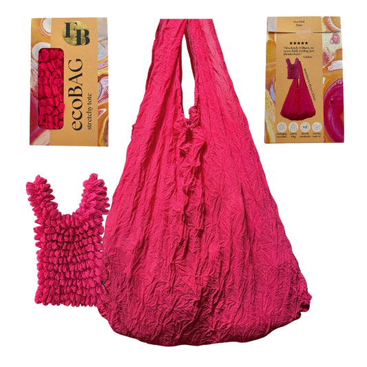 Hot Pink - Sustainable Foldable Shopping Bag