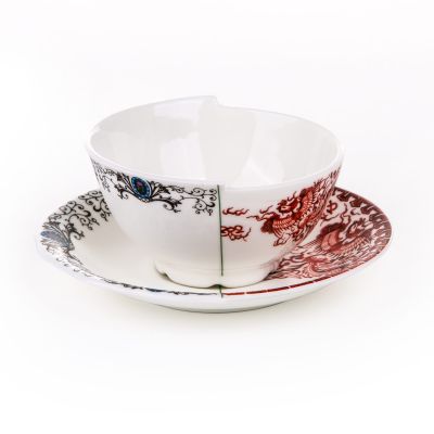 Hybrid Zora Tea Cup & Saucer by Seletti