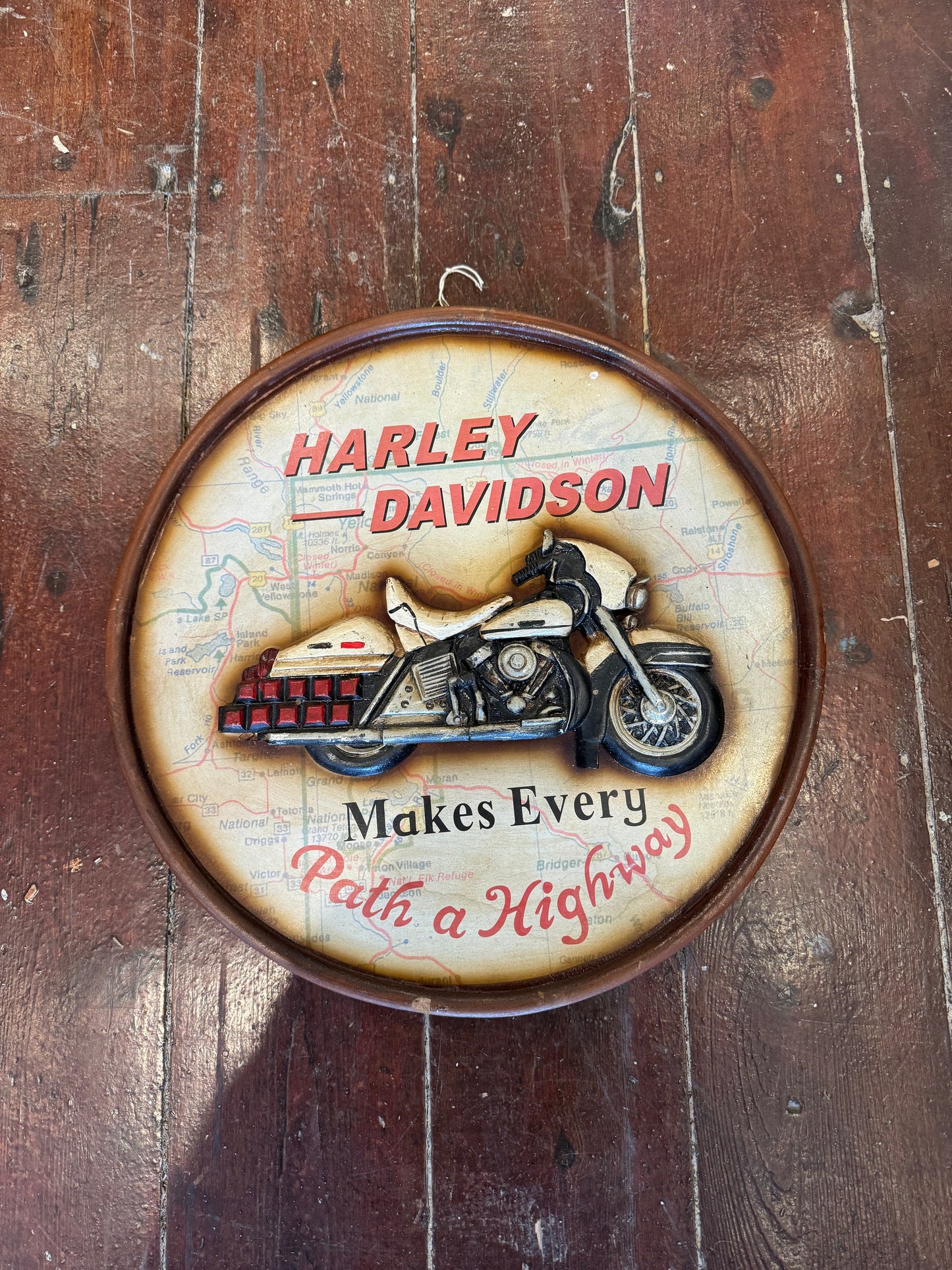 Harley Davidson Plaque