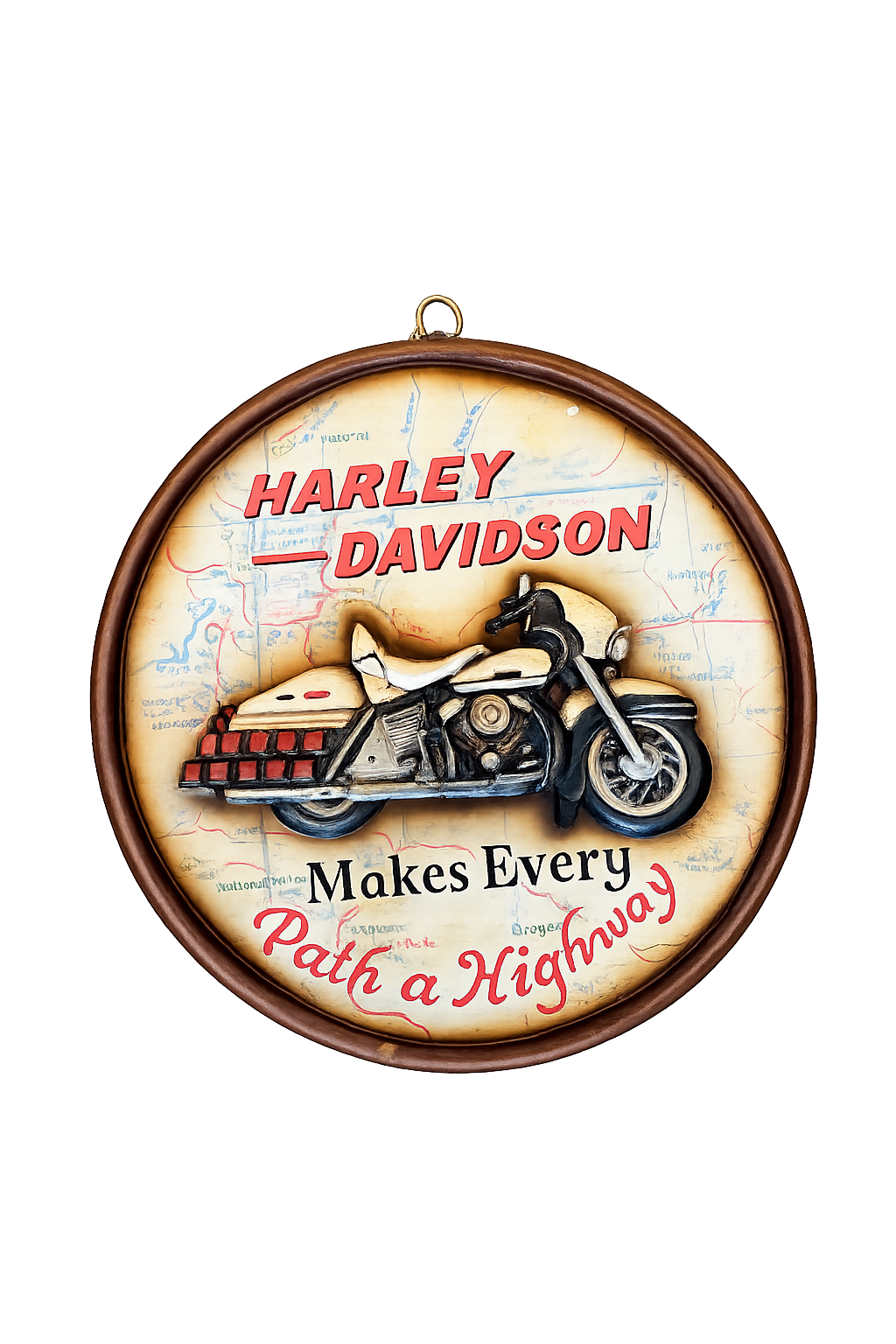 Harley Davidson Plaque