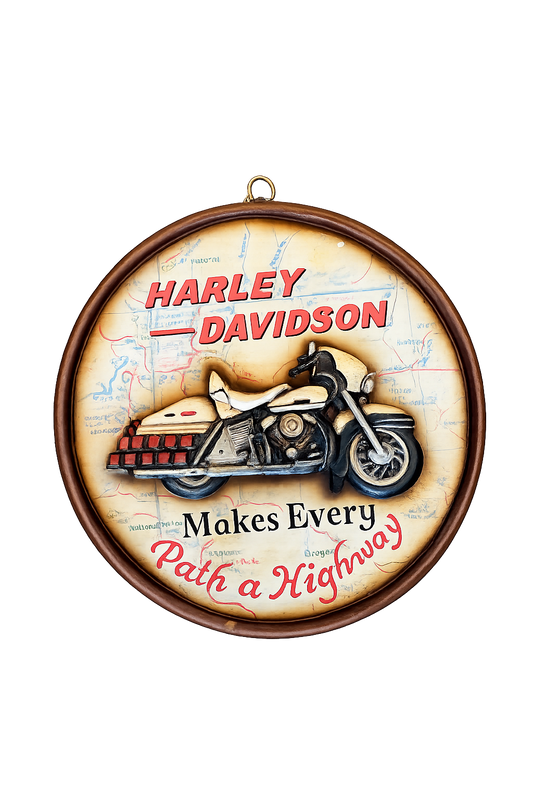 Harley Davidson Plaque