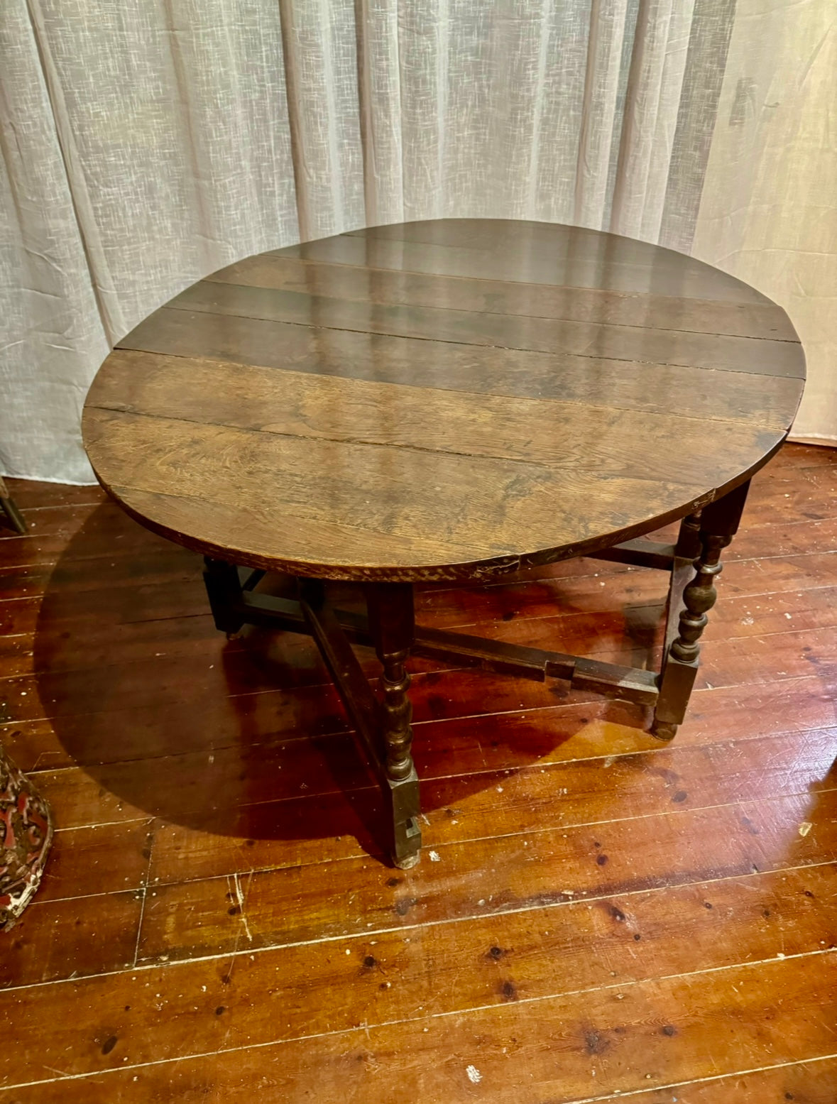 18th Century Oak Gate Leg Table