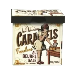 La Maison d’Armorine Salted Caramels Gift Tin – 150 g 1