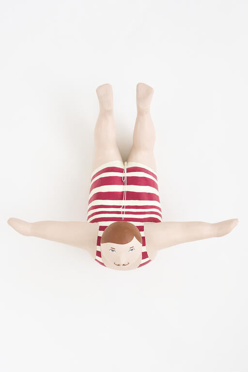 Large Papier Mâché Male Bather Hanging Decoration 2