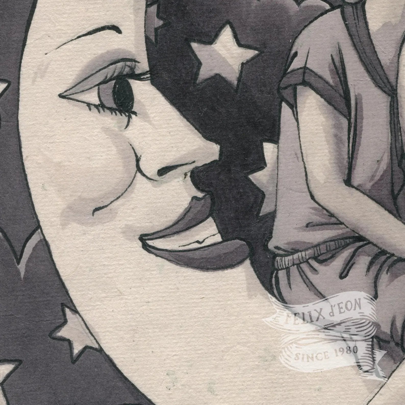 "Luna De Papel" - Print By Felix d'Eon close 2
