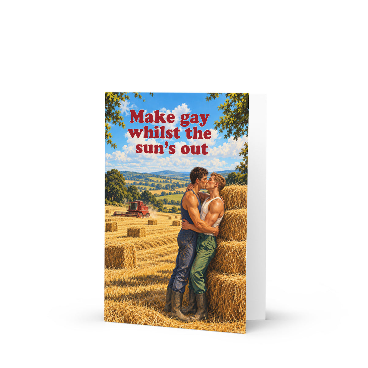 Make Gay Whilst The Sun's Out - Greeting Card Product mockup2