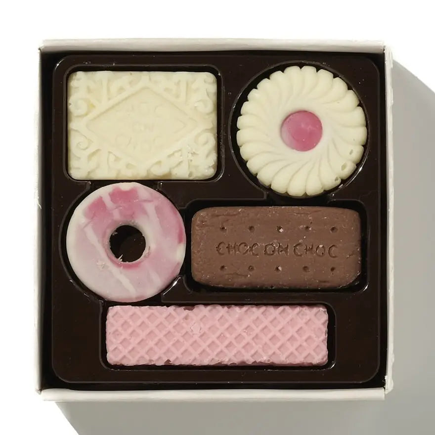 Mini Biscuit-Shaped Belgian Chocolates
