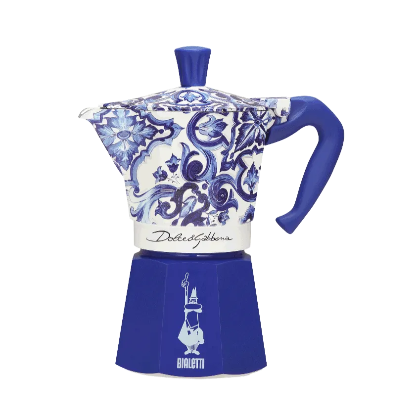 Moka Express Bialetti Dolce&Gabbana - Mediterrean Blue - 6 cup