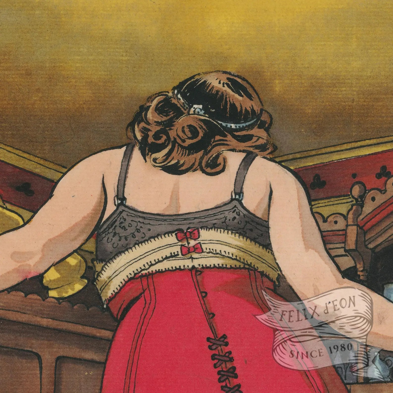 "Monocle Club" - Print By Felix d'Eon 2
