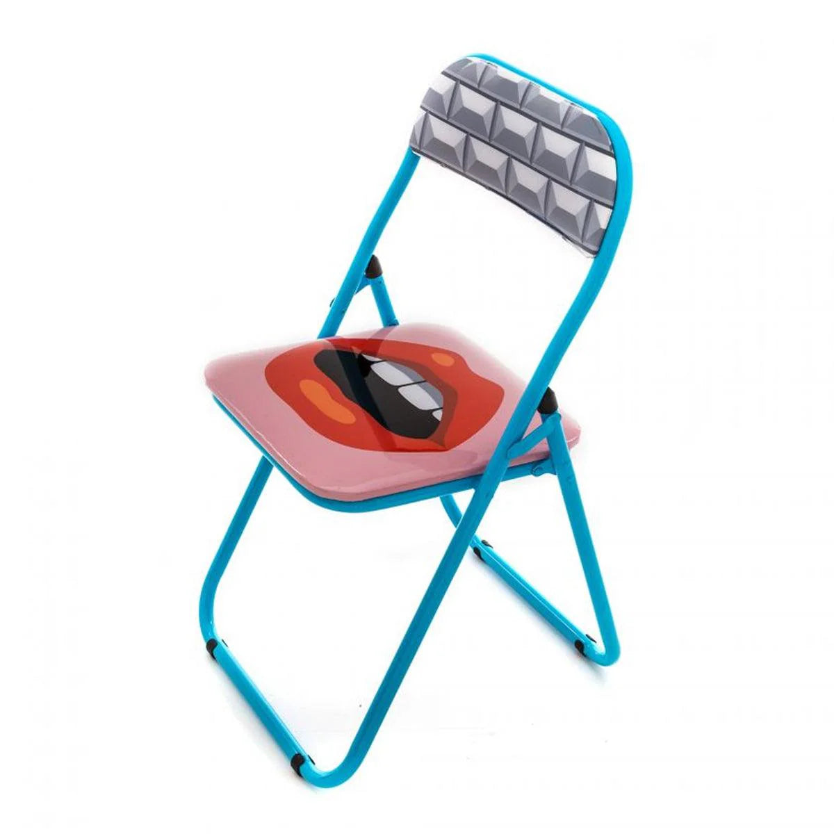 Seletti Studio Job Blow Folding Chair "Mouth"