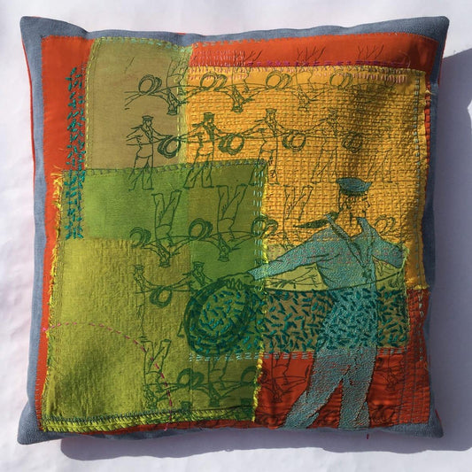 Muilticolour Sailor Boy Cushion 46 cm x 46 cm