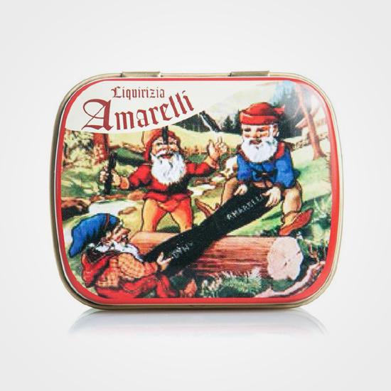 Amarelli  20g "Favette" Tin - Italian Pure Black Liquorice